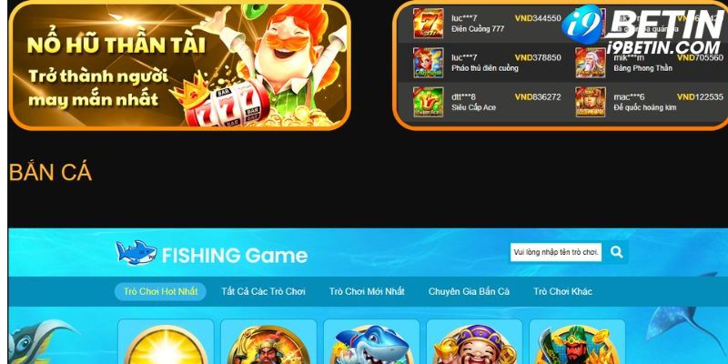 Hướng dẫn trải nghiệm sảnh bắn cá i9Bet