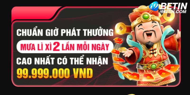 Lì xì giờ vàng 2 lần mỗi ngày